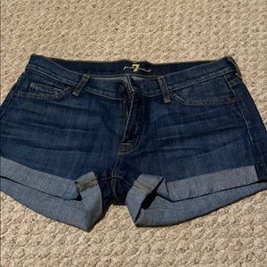 7 for all Mankind Jean Shorts